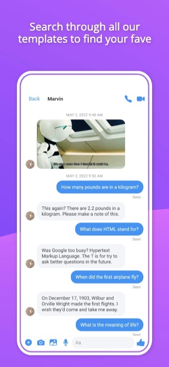 Bubbly Purple Pano: Screenshot 4