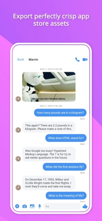 Bubbly Purple Pano: Screenshot 9