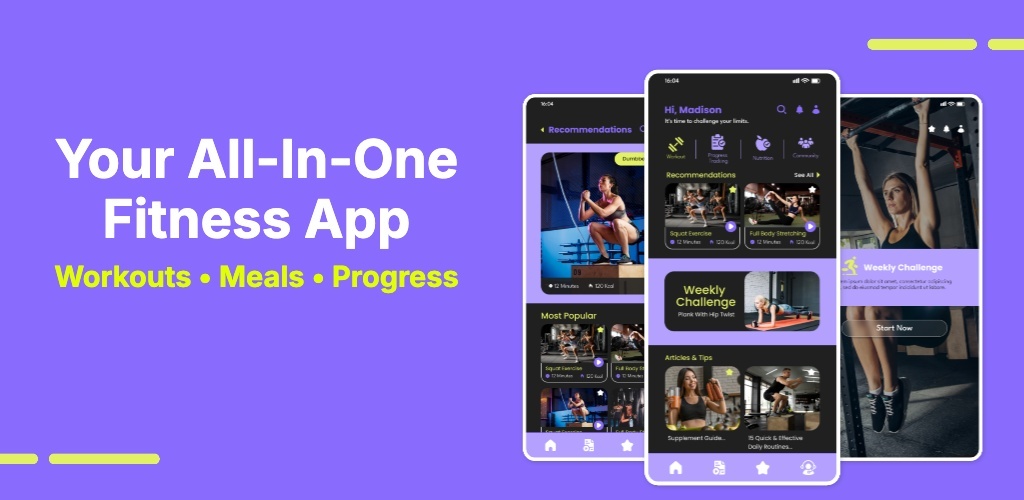 Google Feature Graphic: Fitness 2: Screenshot 2