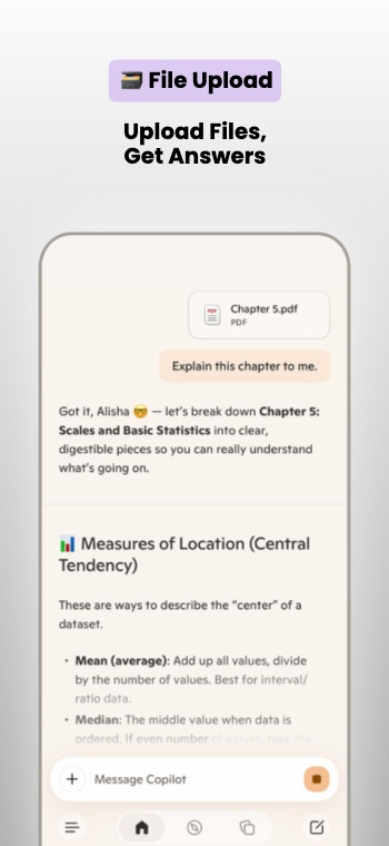 Inspired by Microsoft Copilot App Store Screenshot Template preview 8