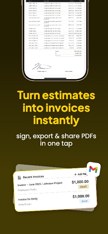 Inspired by Invoice App: Screenshot 1