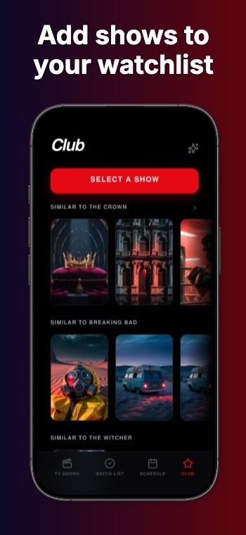 Inspired by streaming app: Screenshot 1