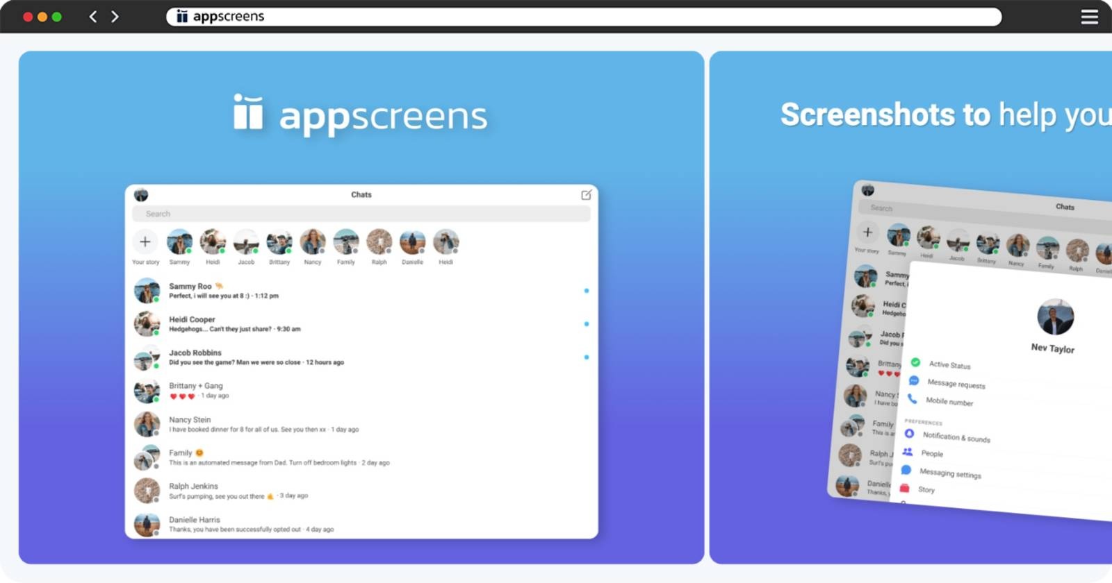 Landscape: Inspired by Calm App Store Screenshot Template
