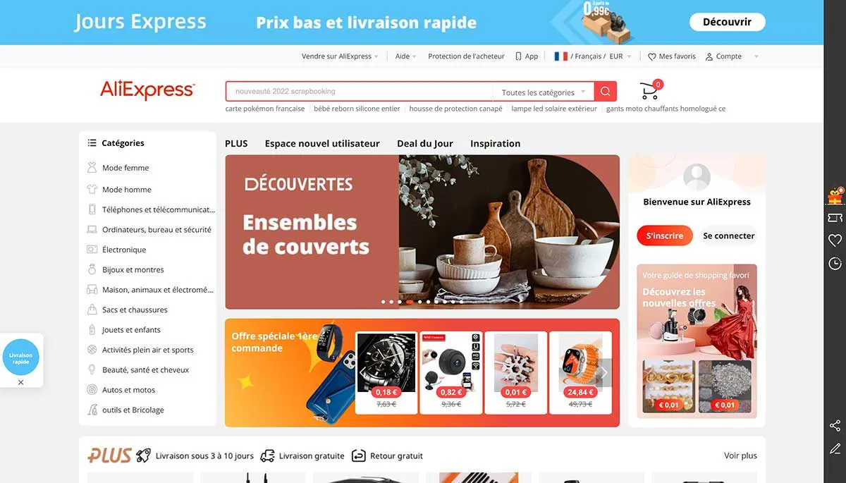 AliExpress 5eme marketplace en France