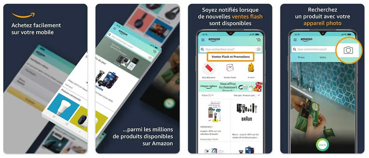 Application Amazon 2eme appli marketplace en France