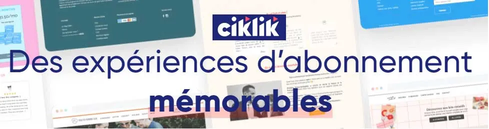 Ciklik solution boutique abonnements