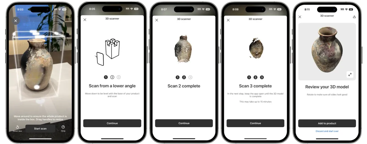 Solution Shopify pour scanner ses produits en 3D et donner accès à l'essayage virtuel