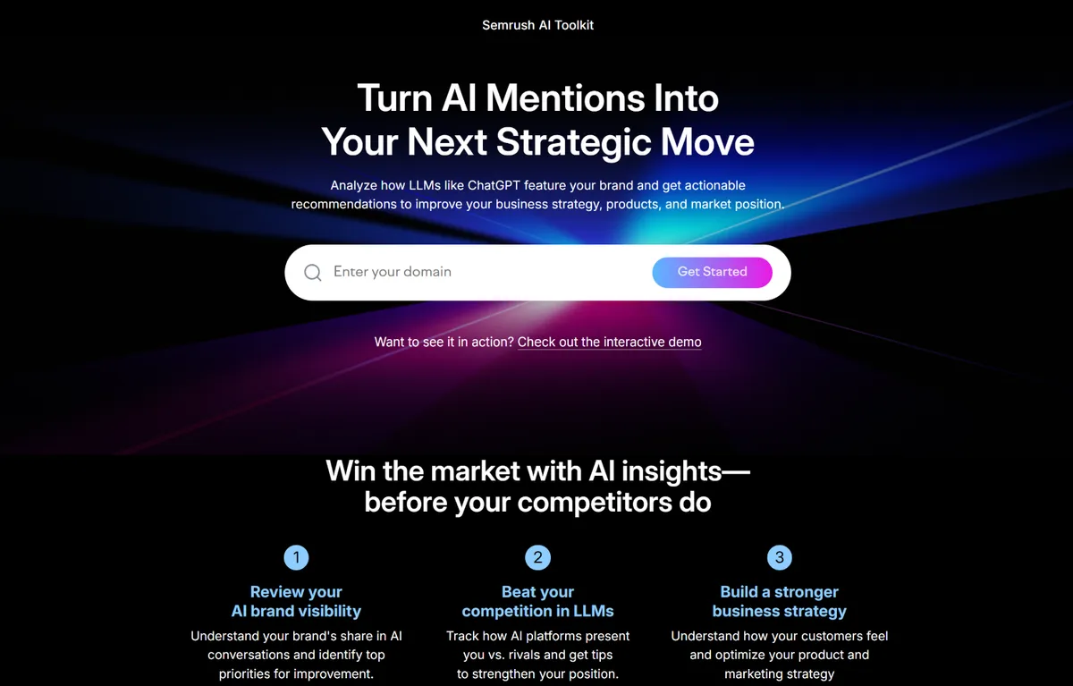 Semrush AI Toolkit