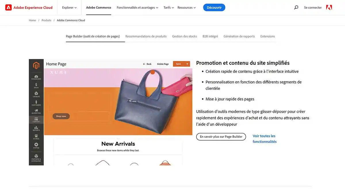 E-commerce avec Magento Adobe Commerce