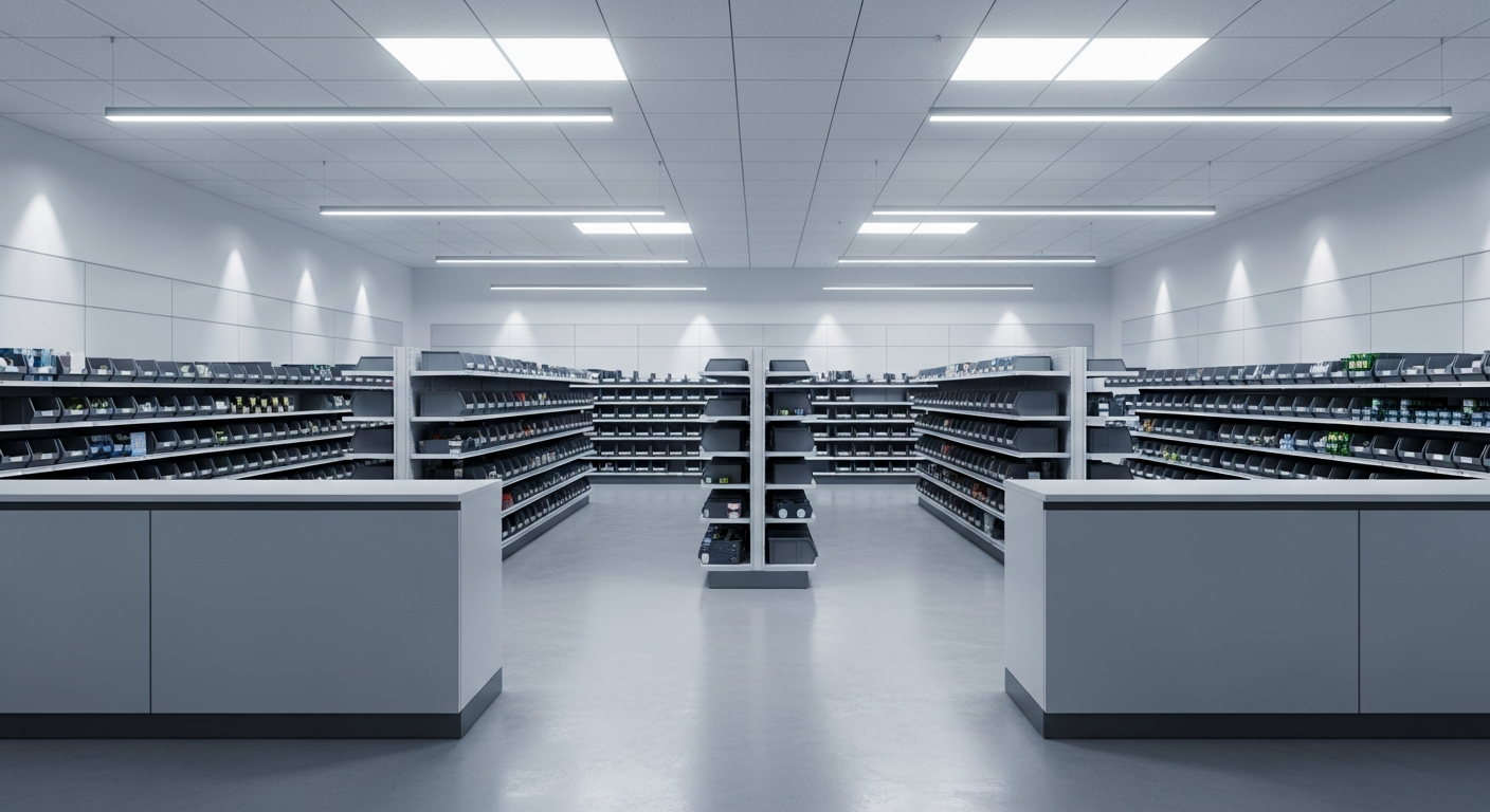 Dealership parts department organization