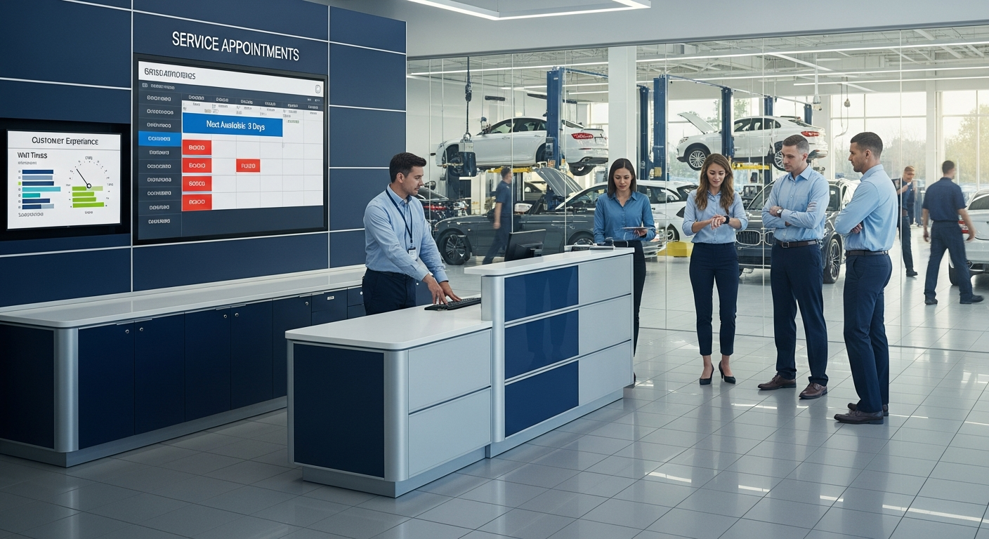 Dealership service department scheduling issues