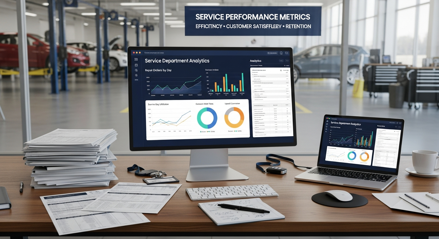 Data overload in automotive service department.