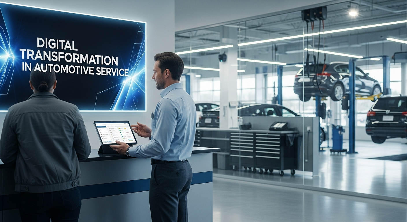 Digital transformation in dealership service department
