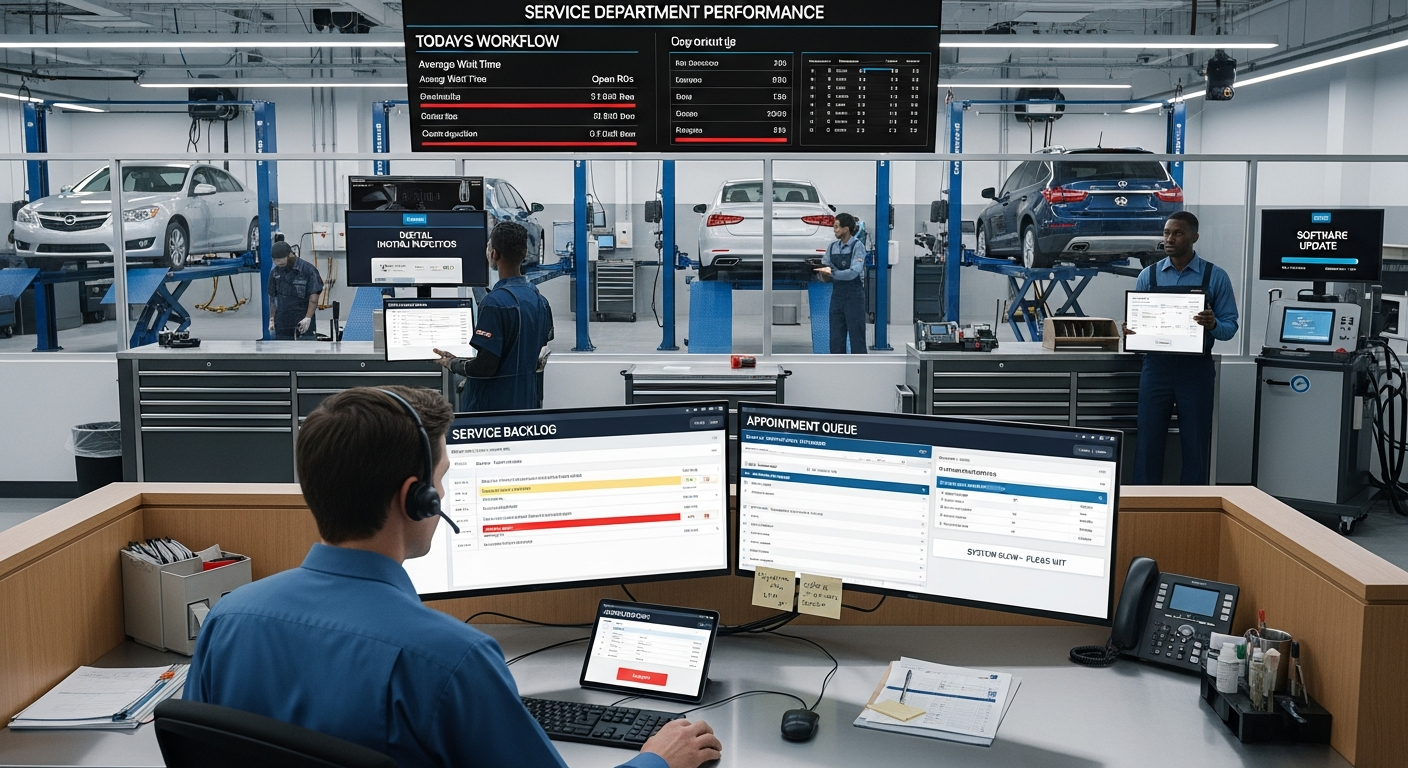 Challenges in dealership service operations