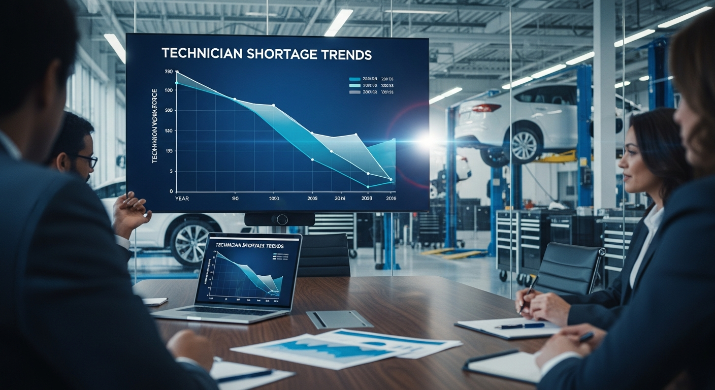 Technician shortage trends chart