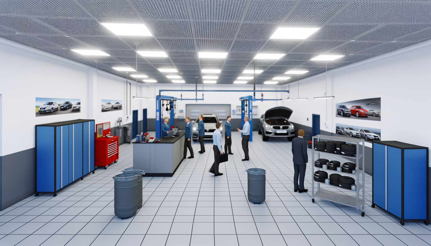Dealership service department before and after transformation