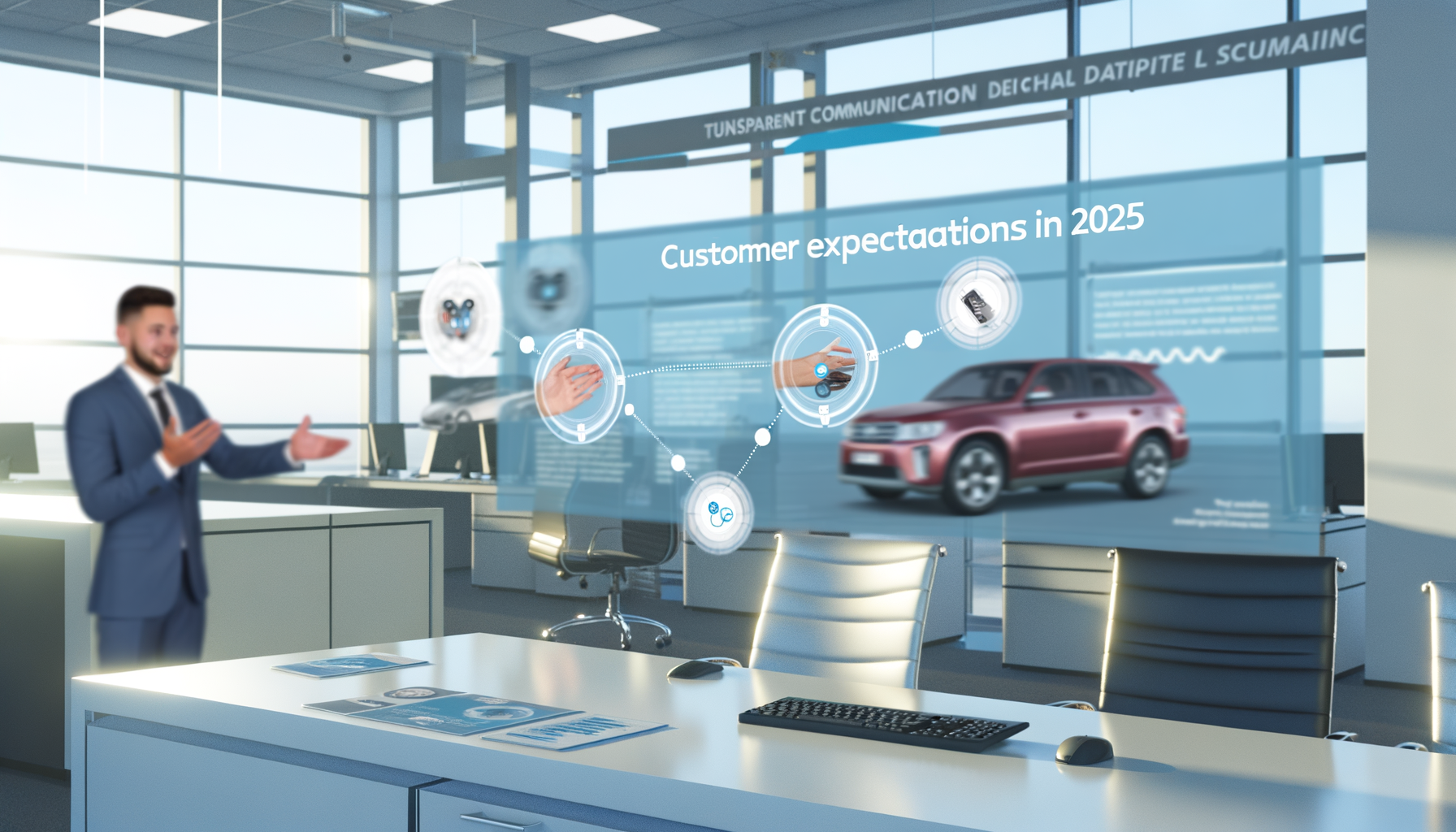 Infographic of 2025 customer expectations in automotive service