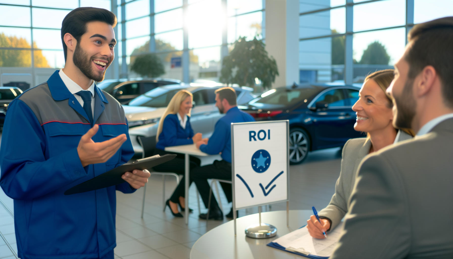 ROI calculation for automotive service customer experience