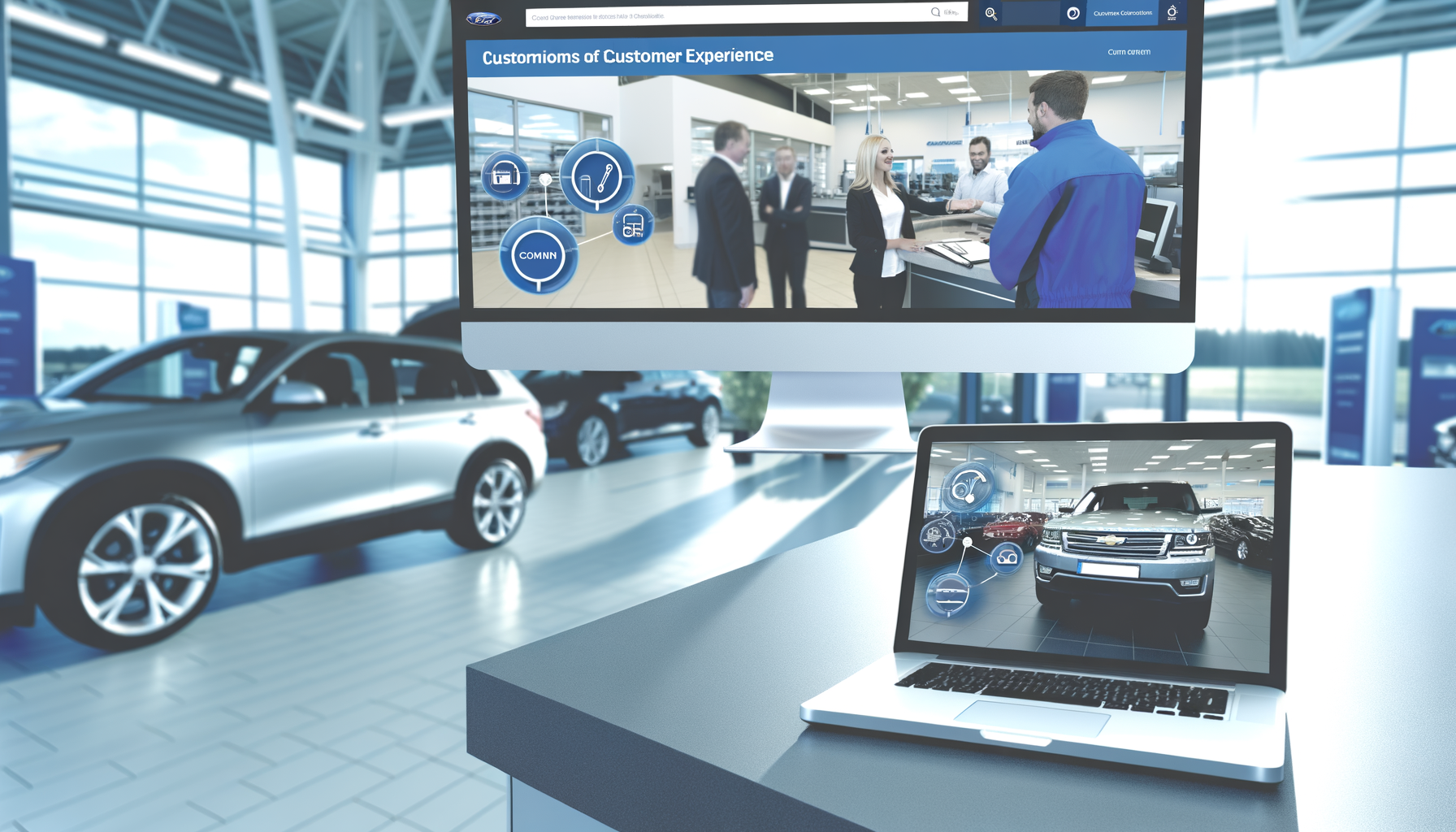 CRM system for automotive service customer interaction