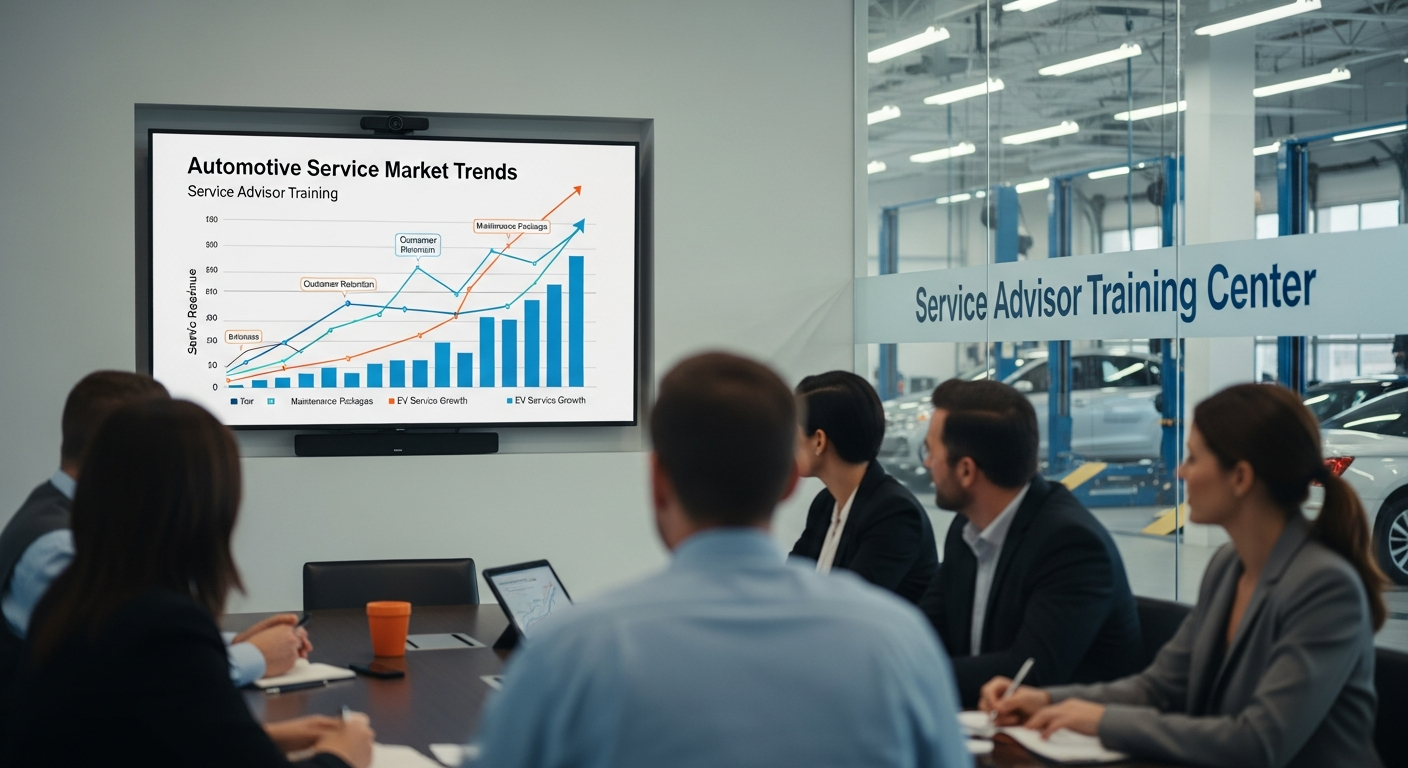 Automotive service industry market trends chart