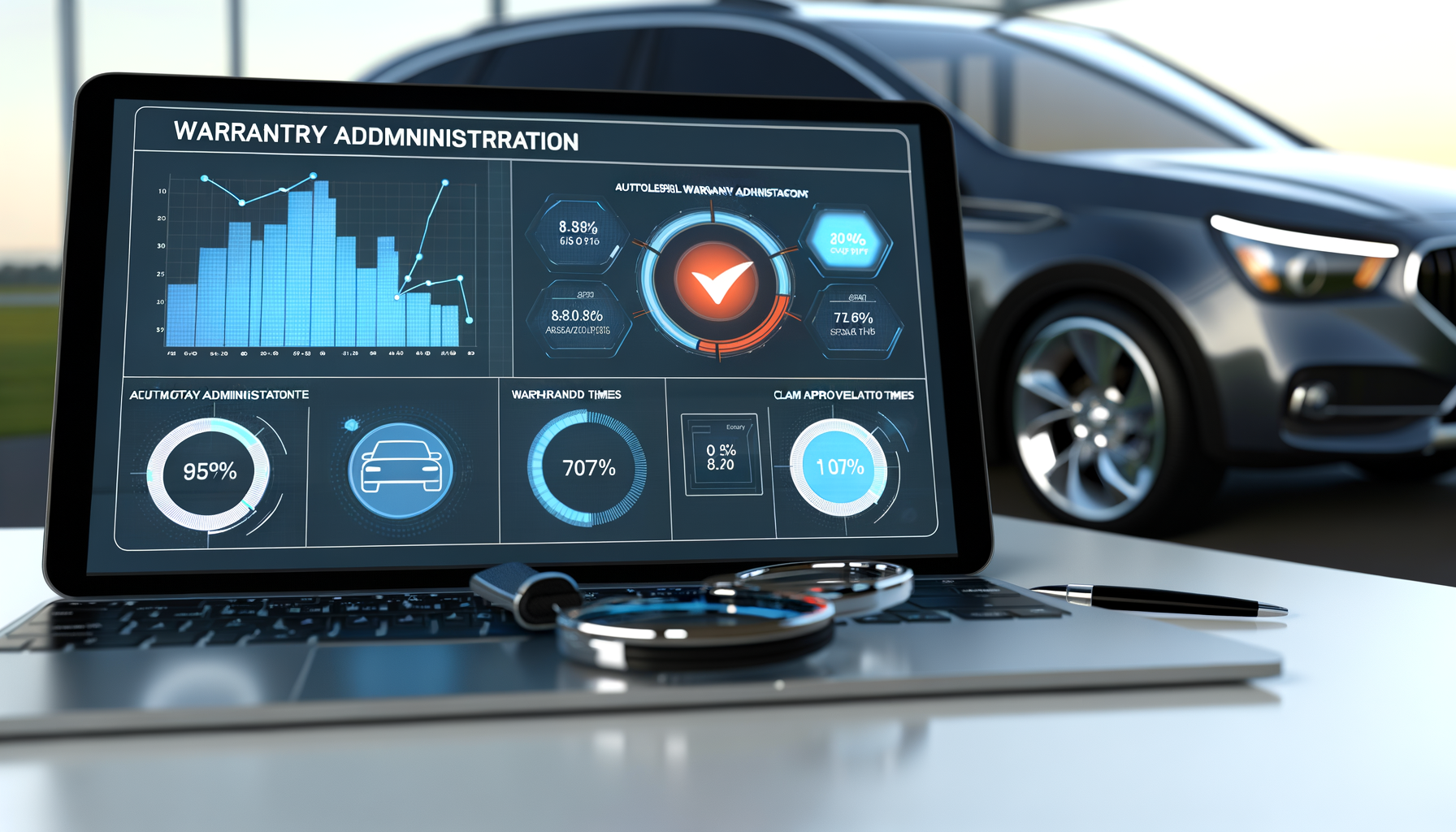 Analytics dashboard for improving dealership warranty administration ROI