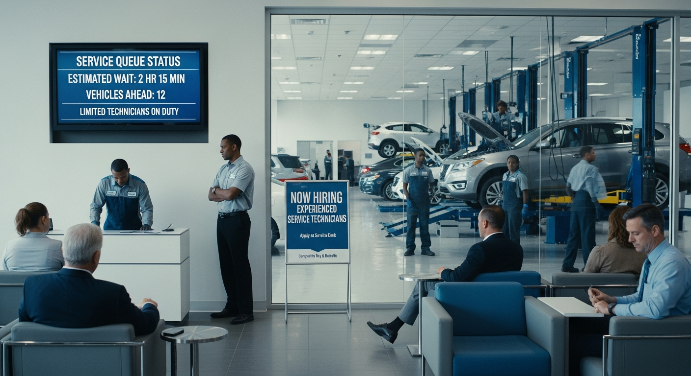 Challenges in service department efficiency