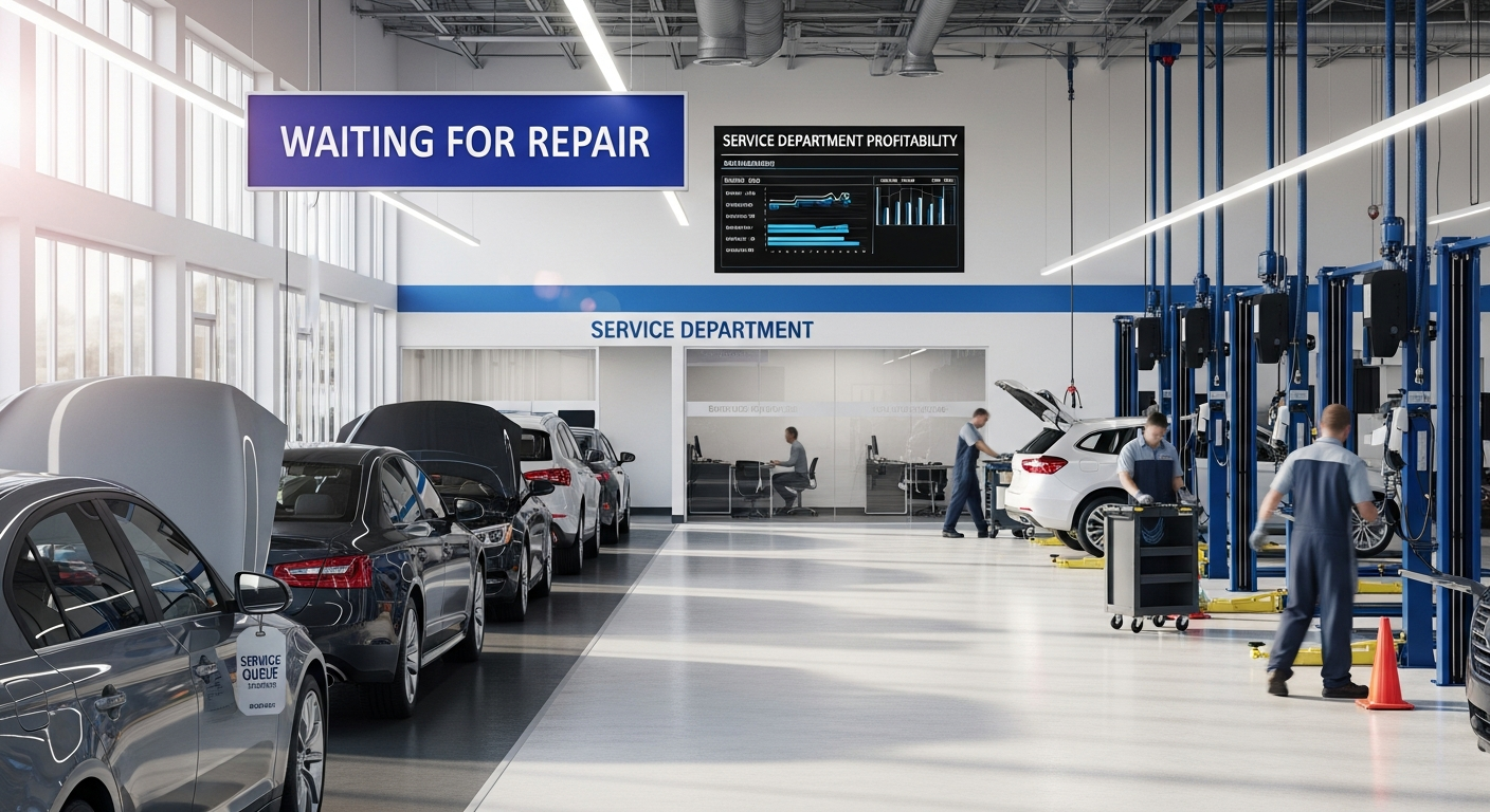 Dealership service department bottlenecks