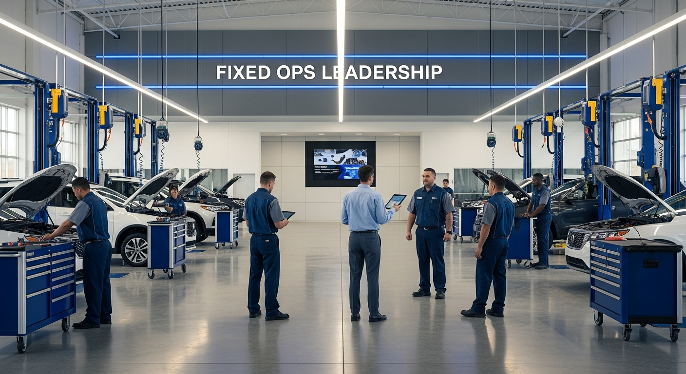 Service department teamwork in action