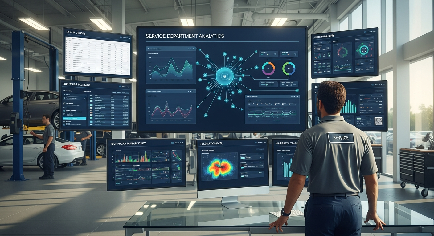 Data integration in service department analytics