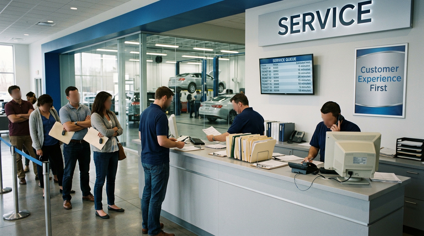 Outdated service department processes