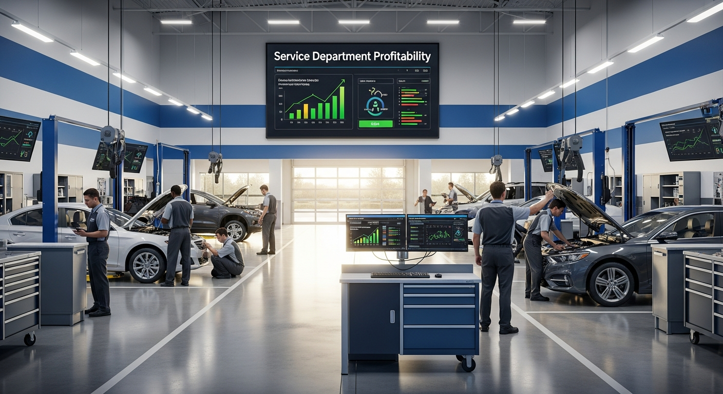 Dealership service department workflow optimization