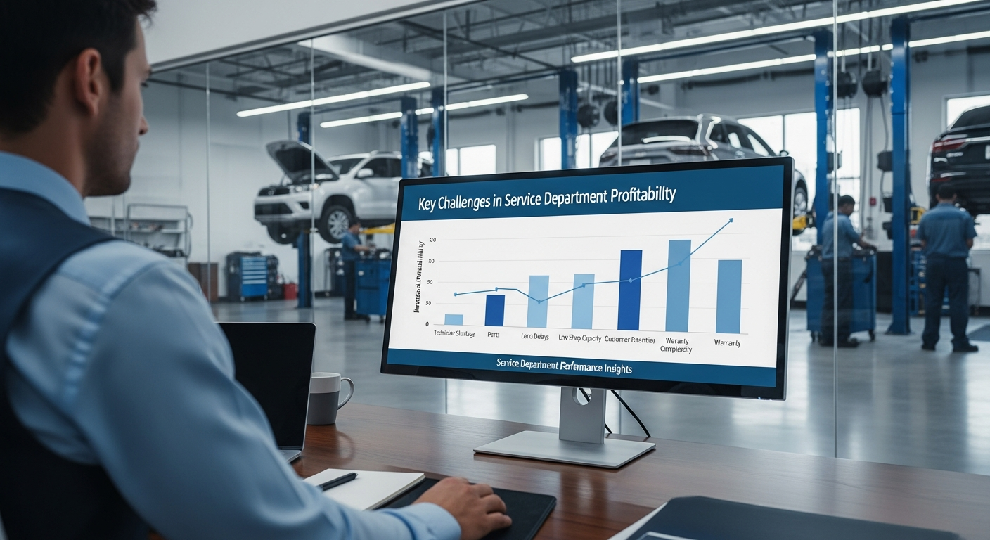 Service department challenges graph