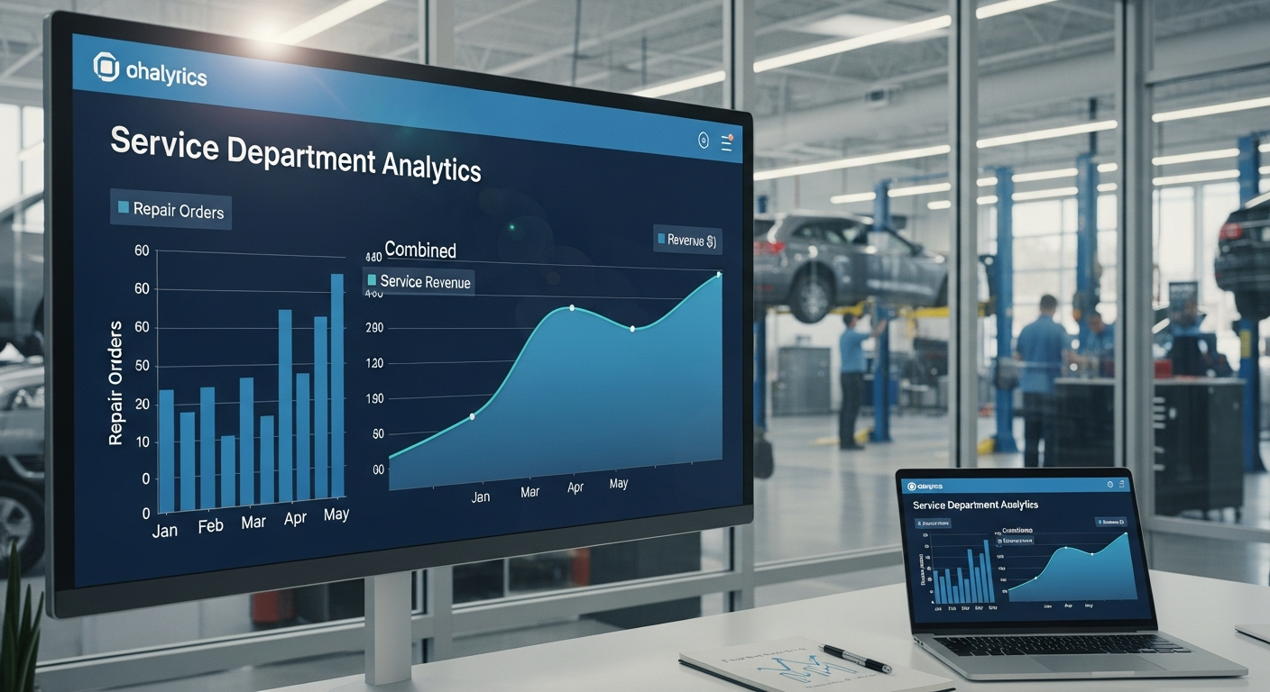 Graph of repair orders and revenue growth