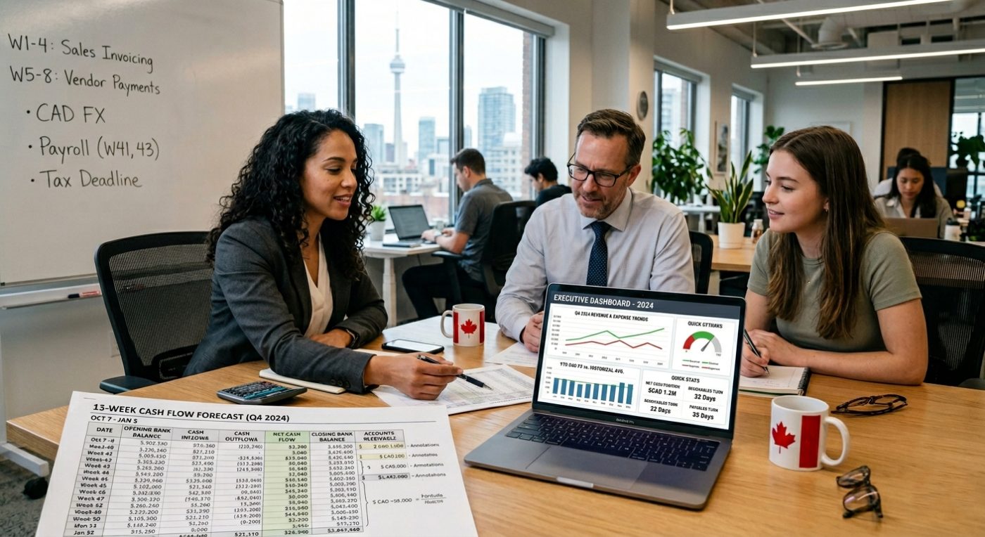 The 13-Week Cash Flow Forecast: A Step-by-Step Guide for Canadian SMBs