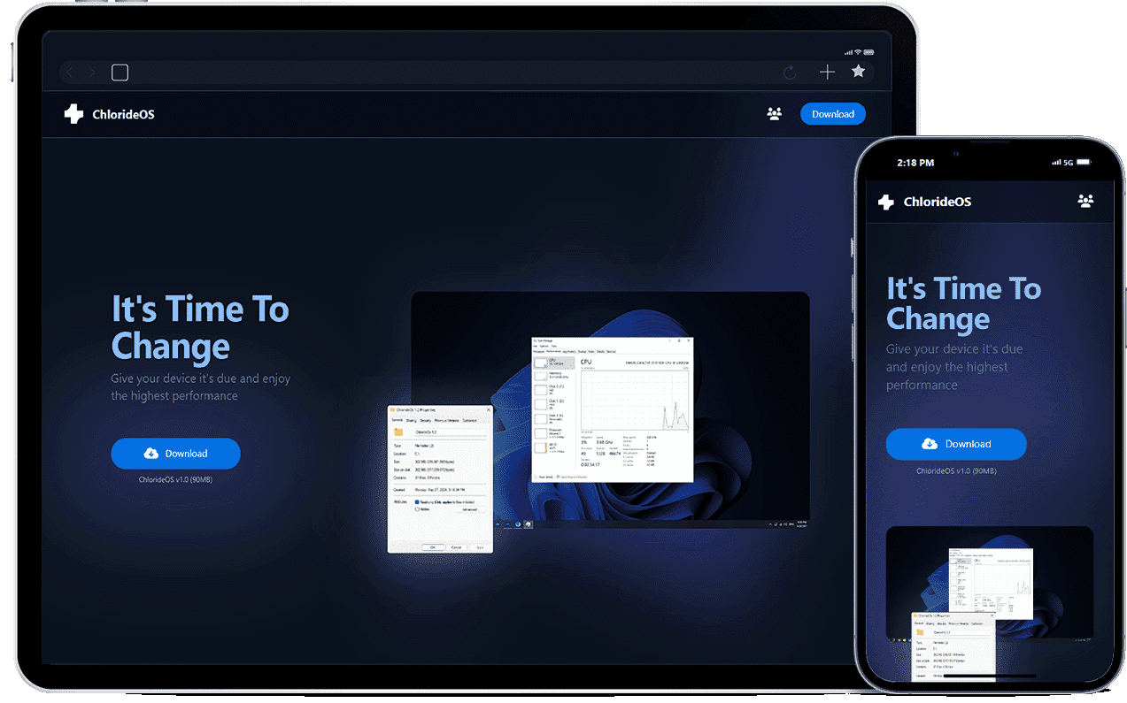 ChlorideOS tablet image