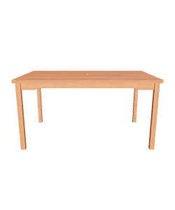 MESA COM DOVER MADERA 150 CM