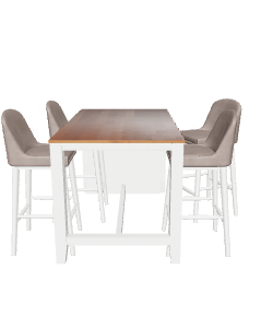 JUEGO DE COMEDOR STOOL C4SILLAS