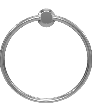 Toallero Tipo Argolla Cromado
