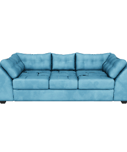 SOFA 3 C LEVANTE TELA AZUL