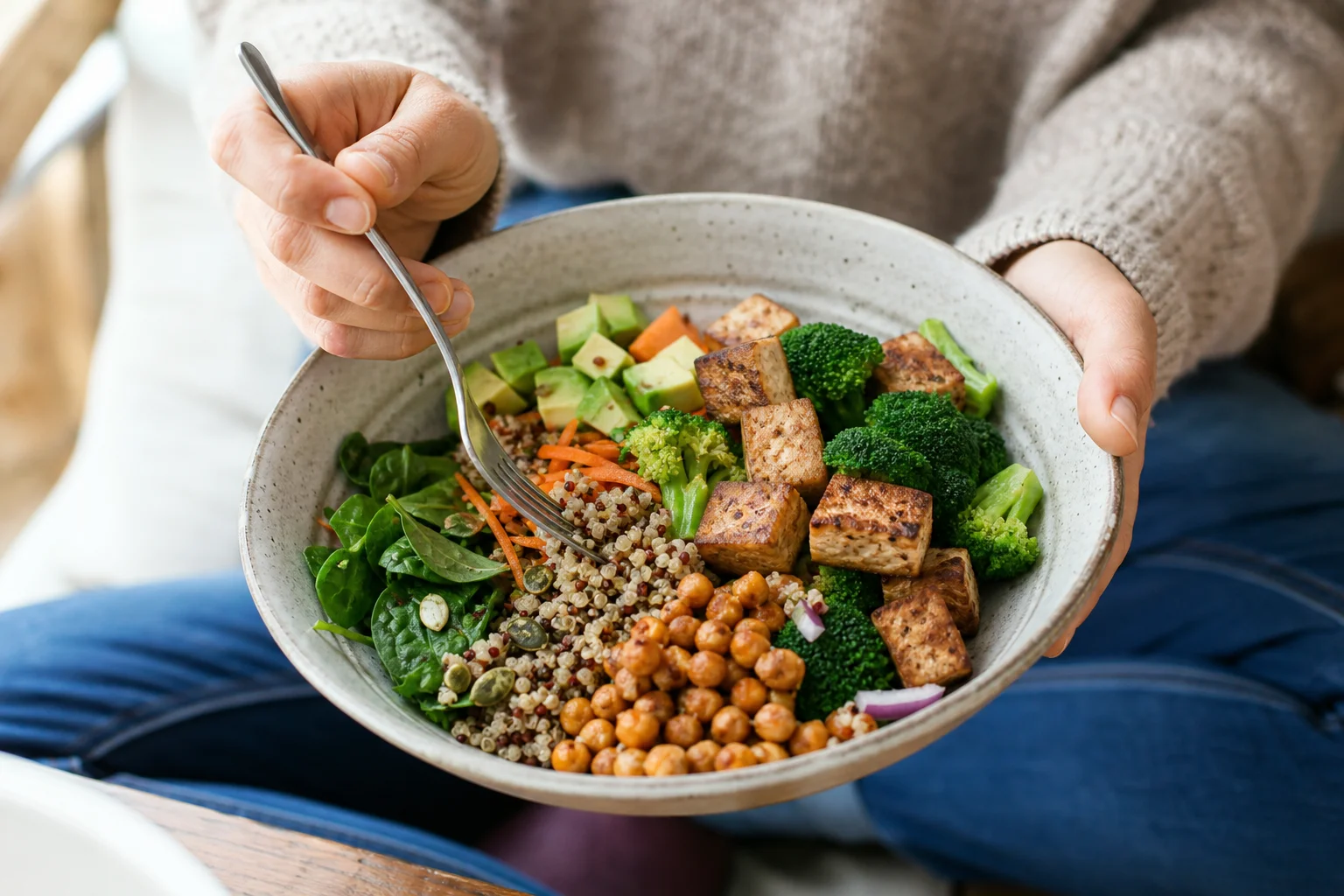 Illustration for: Plant-Based Diet and Protein: How to Get Enough From Meals and Snacks