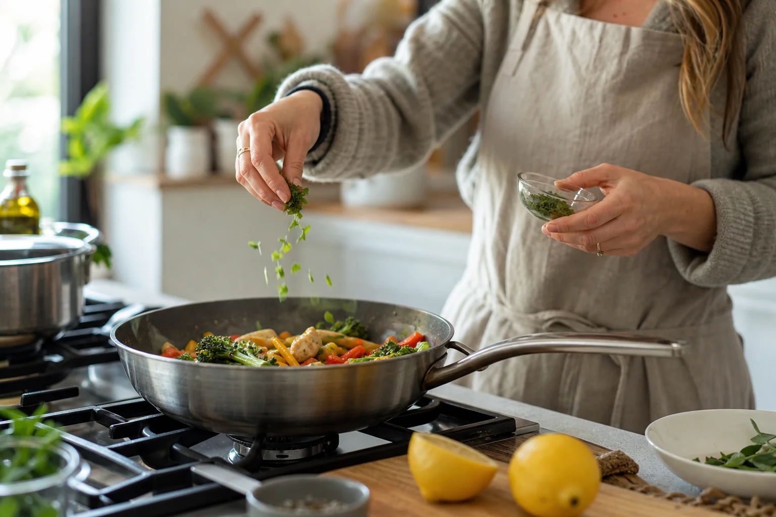 Illustration for: Healthy Cooking Techniques: How to Build Flavor With Less Fat, Salt, and Sugar
