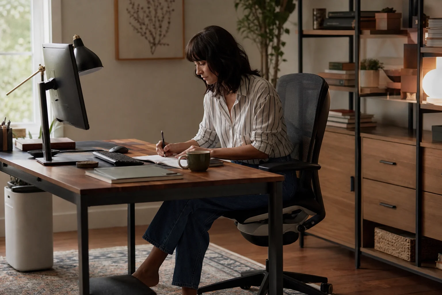 Illustration for: Best Home Office Furniture: How to Choose Desks, Chairs, and Storage That Work Together