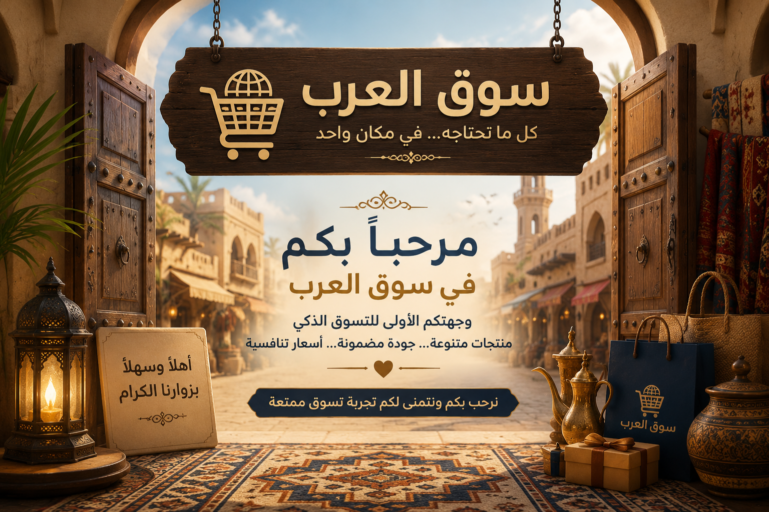 مرحبا زوار موقع سوق العرب