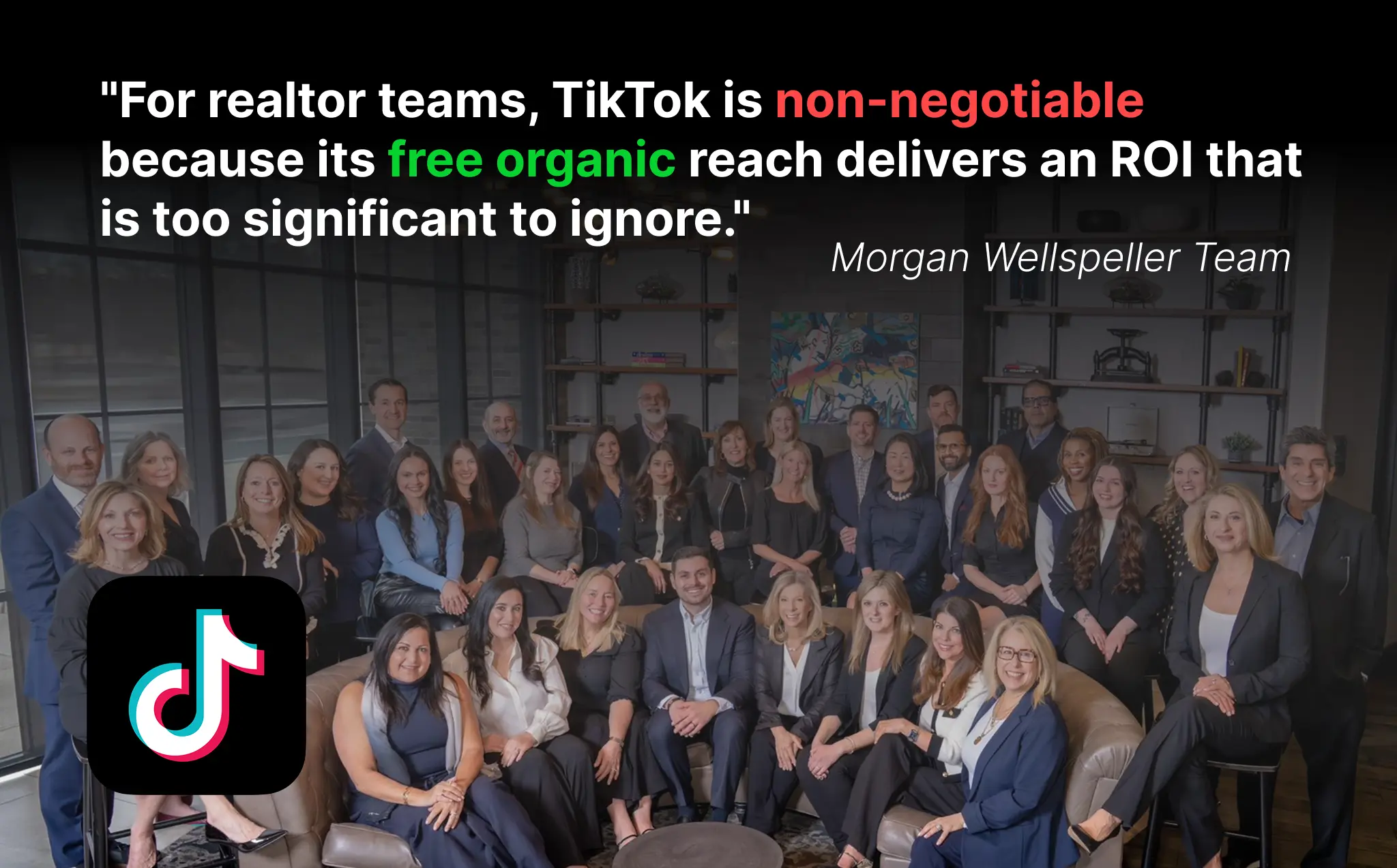 A side-by-side comparison of Mark's TikTok profile. Left side: 'Day 1 - 112 Followers'. Right side: 'Day 60 - 32,104 Followers'.