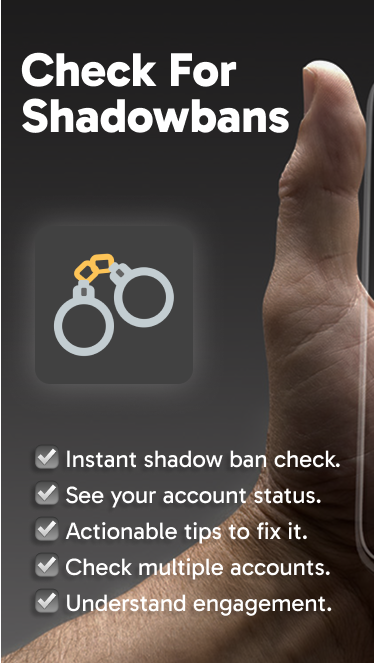 Shadowban Checker screenshot 1
