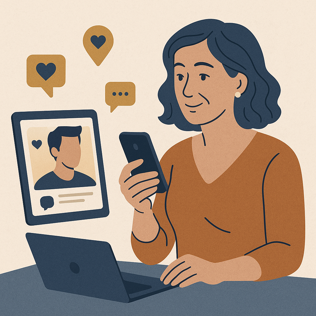 Navigating Online Dating Platforms Effectively — illustration