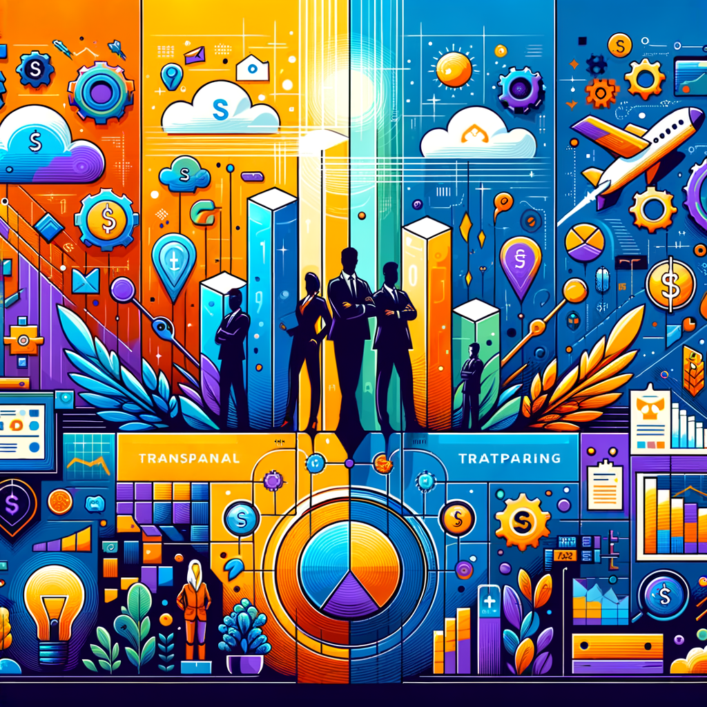 Modern illustration: Transparent pricing for SaaS startups