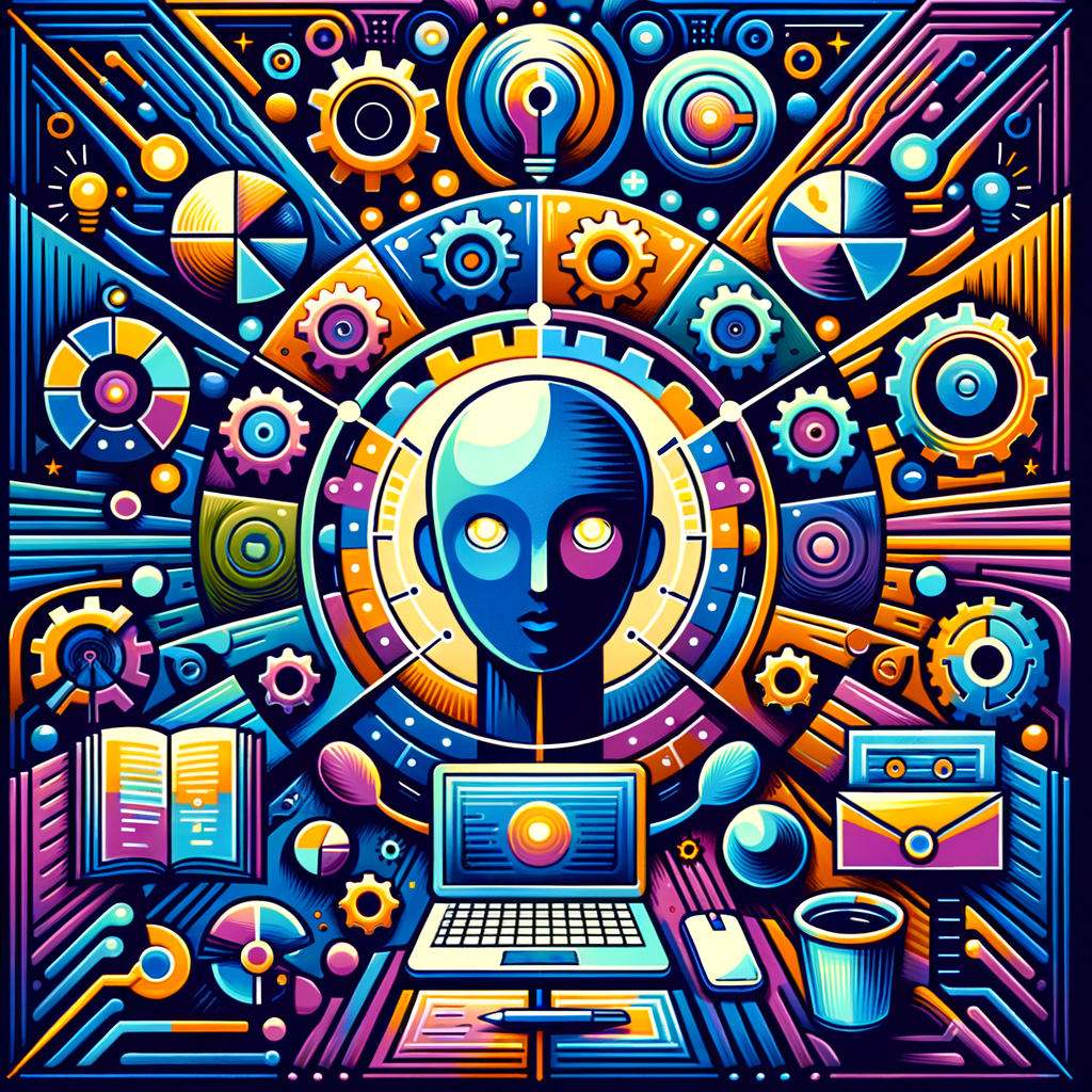 Supporting image showing AI content creation
