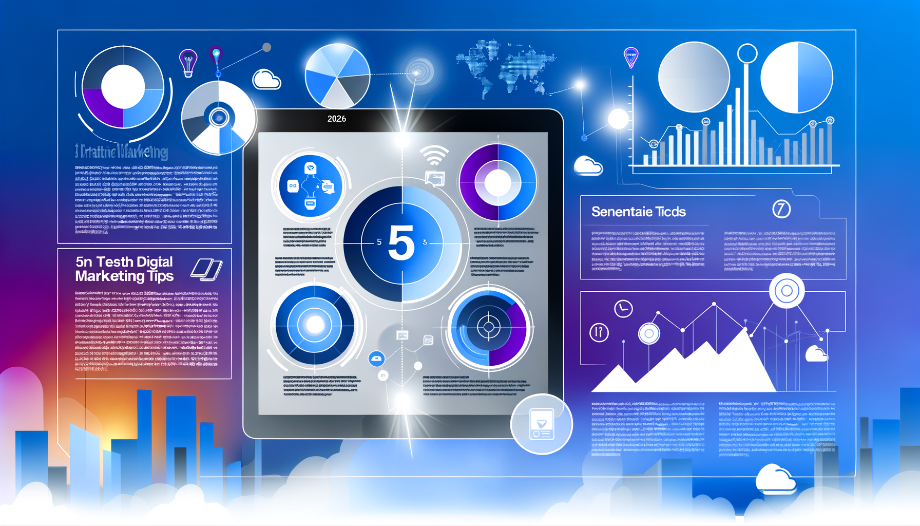 Strategic image with analytical perspective