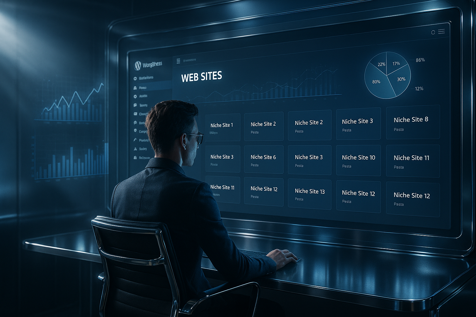 Supporting image for centralized management with WordPress